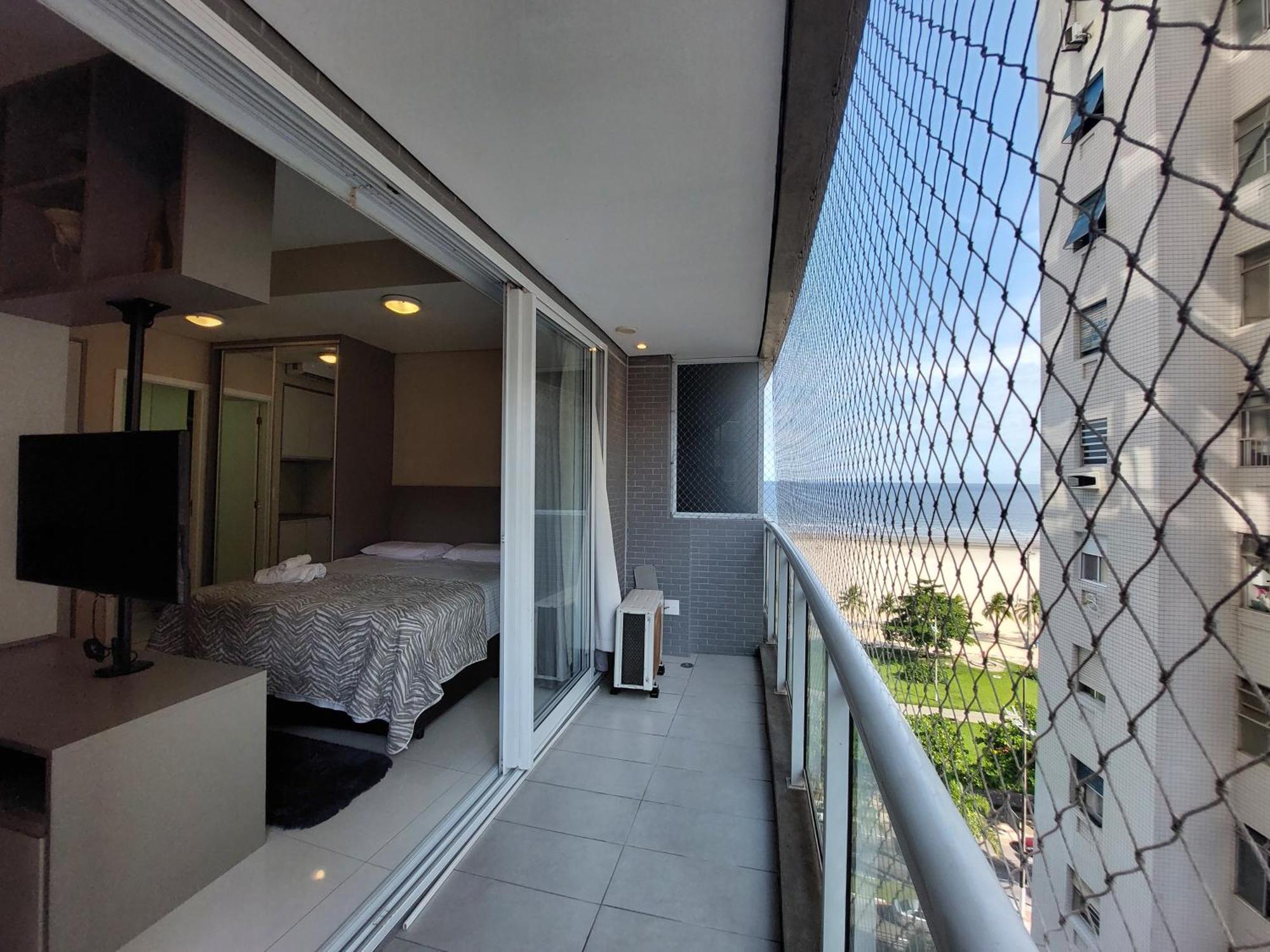 Appartement Book Santos Unlimited 817 Elegancia Vista Mar Extérieur photo