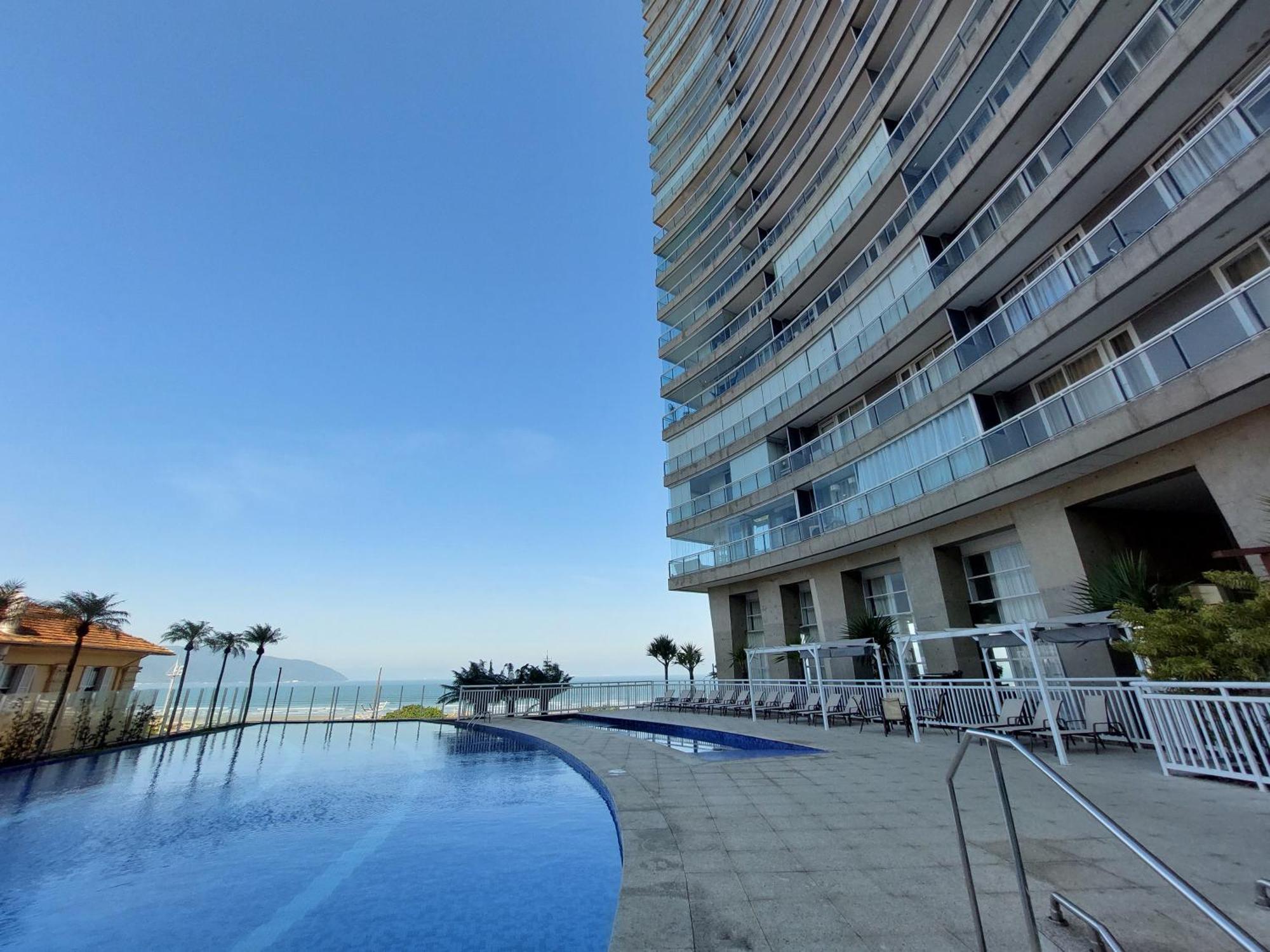 Appartement Book Santos Unlimited 817 Elegancia Vista Mar Extérieur photo