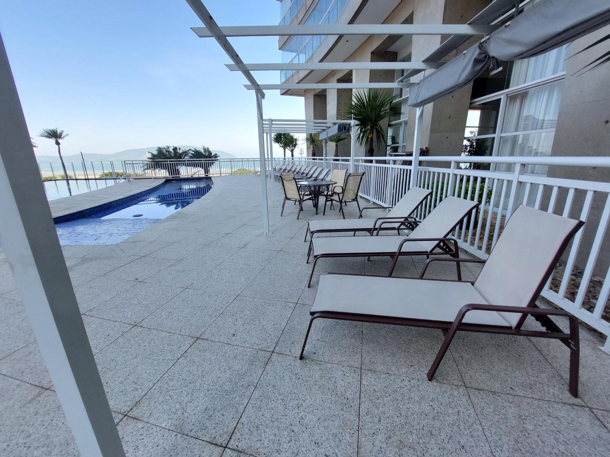 Appartement Book Santos Unlimited 817 Elegancia Vista Mar Extérieur photo